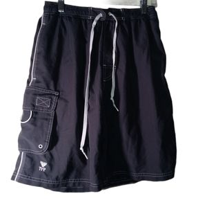 Tyr swim trunks charcoal gray medium
